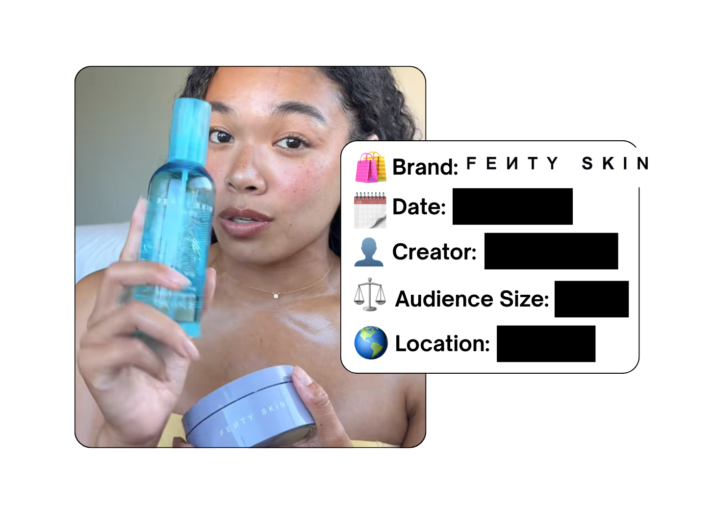 Spotted: Fenty Skin in a new paid collab