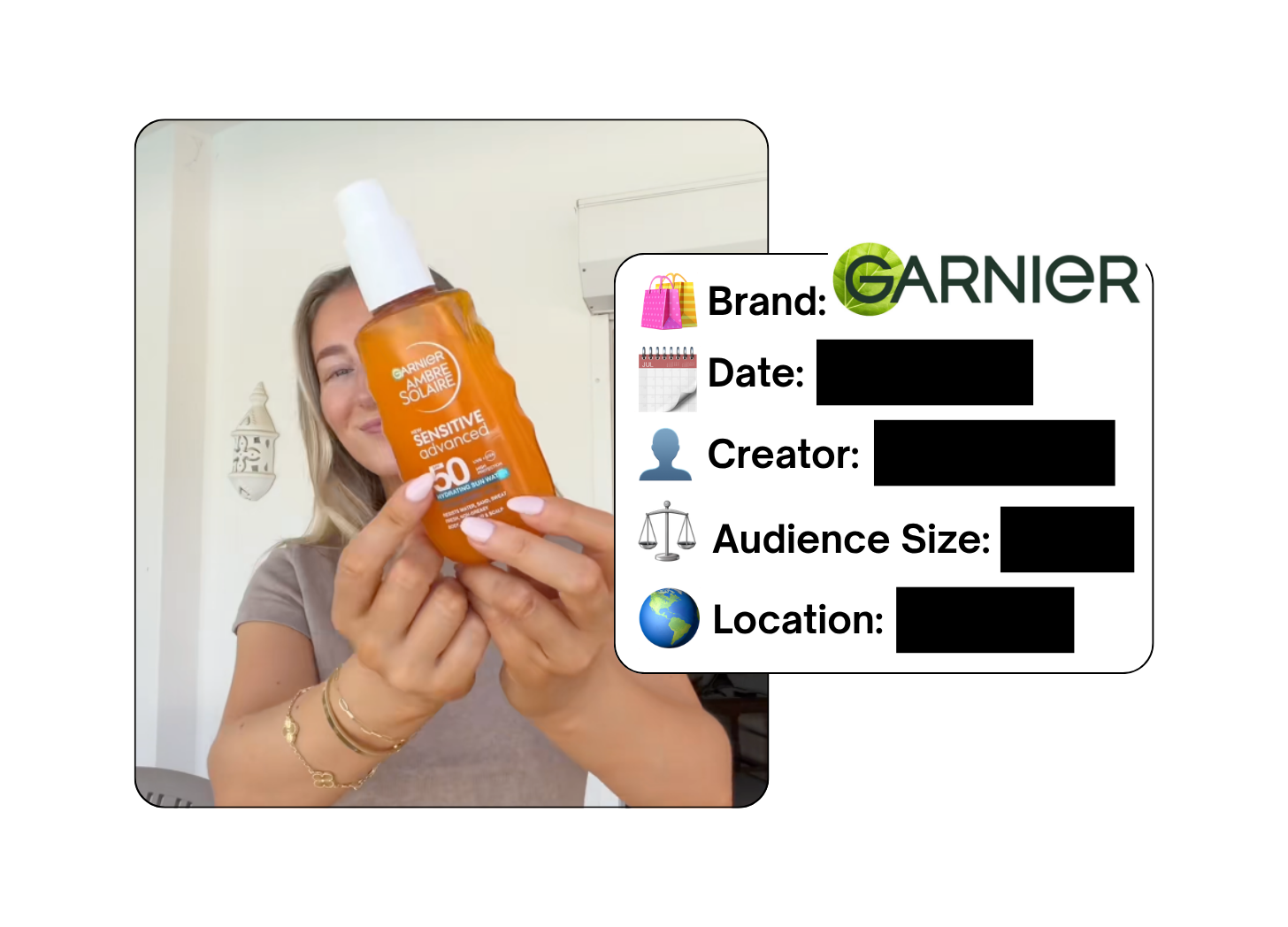 Spotted: Garnier in a new paid collab