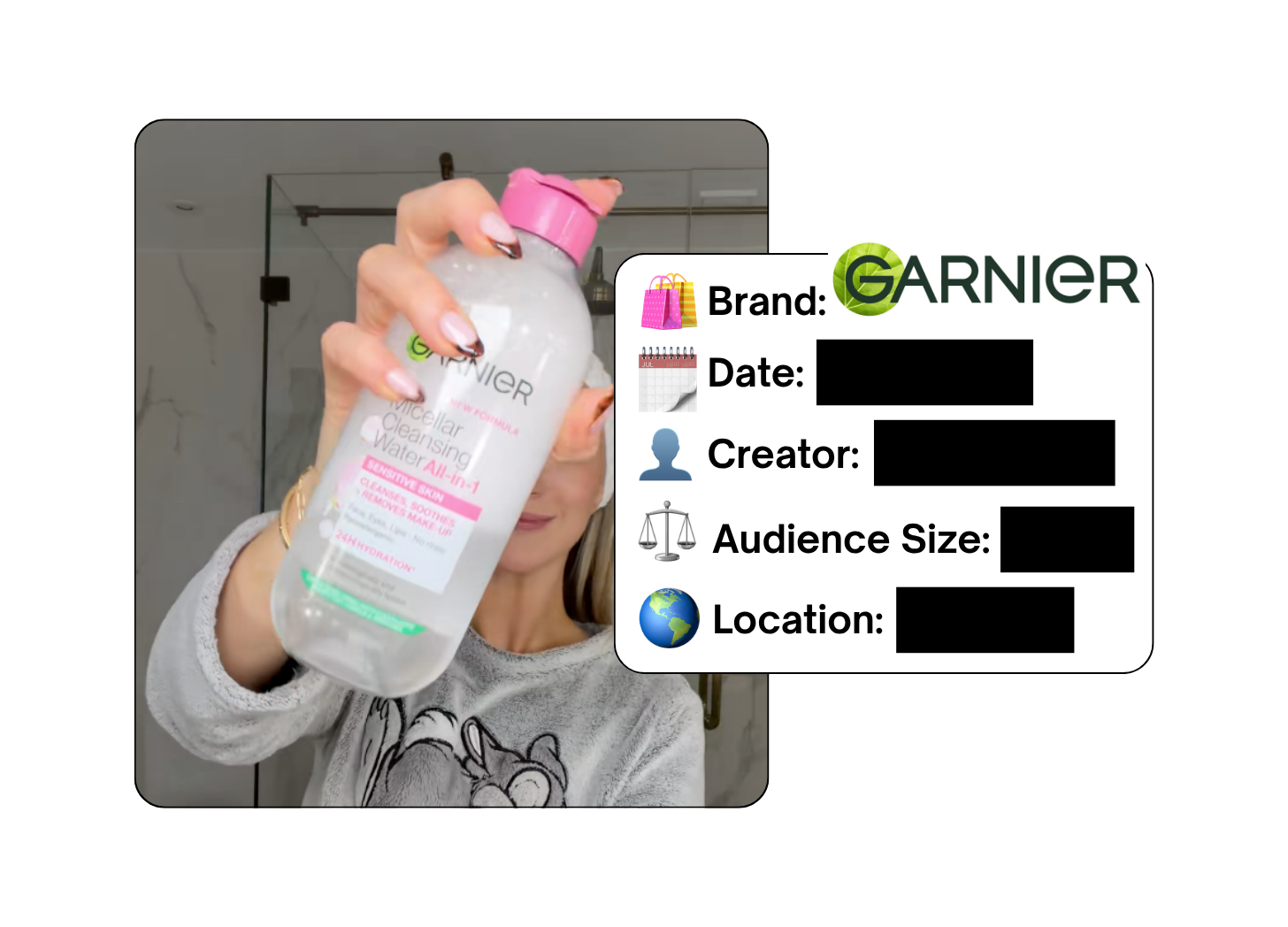 Spotted: Garnier in a new paid collab