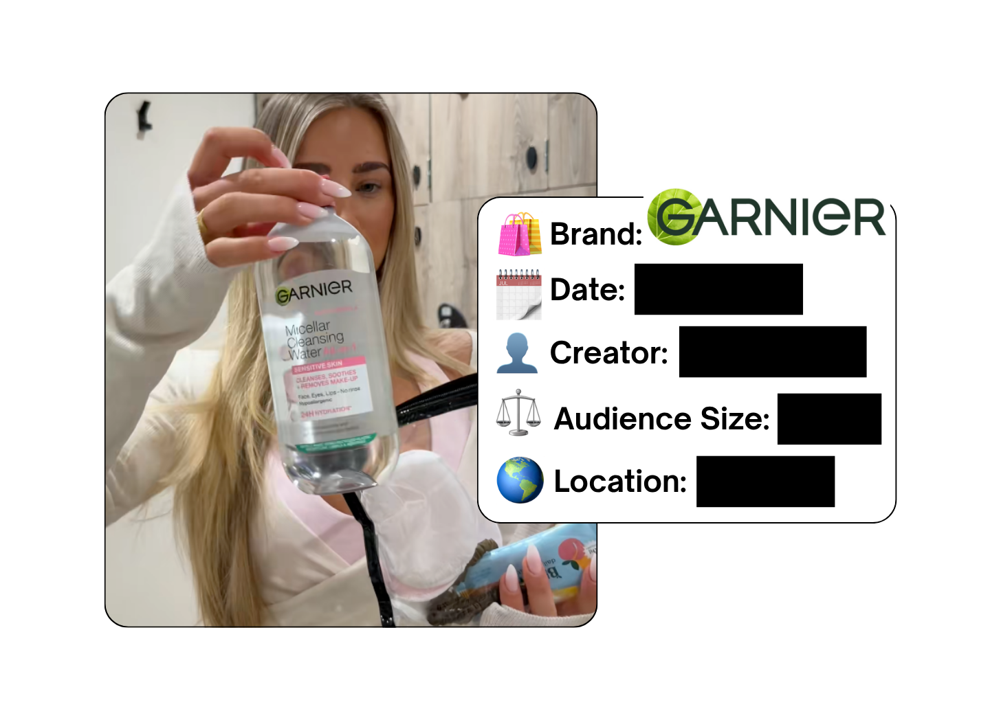 Spotted: Garnier in a new paid collab