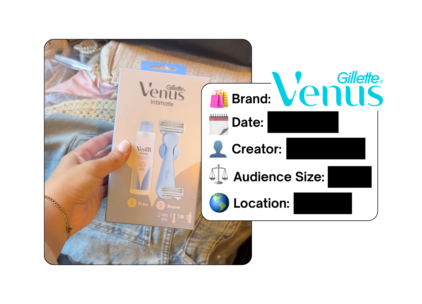Spotted: Gillette Venus in a new paid collab