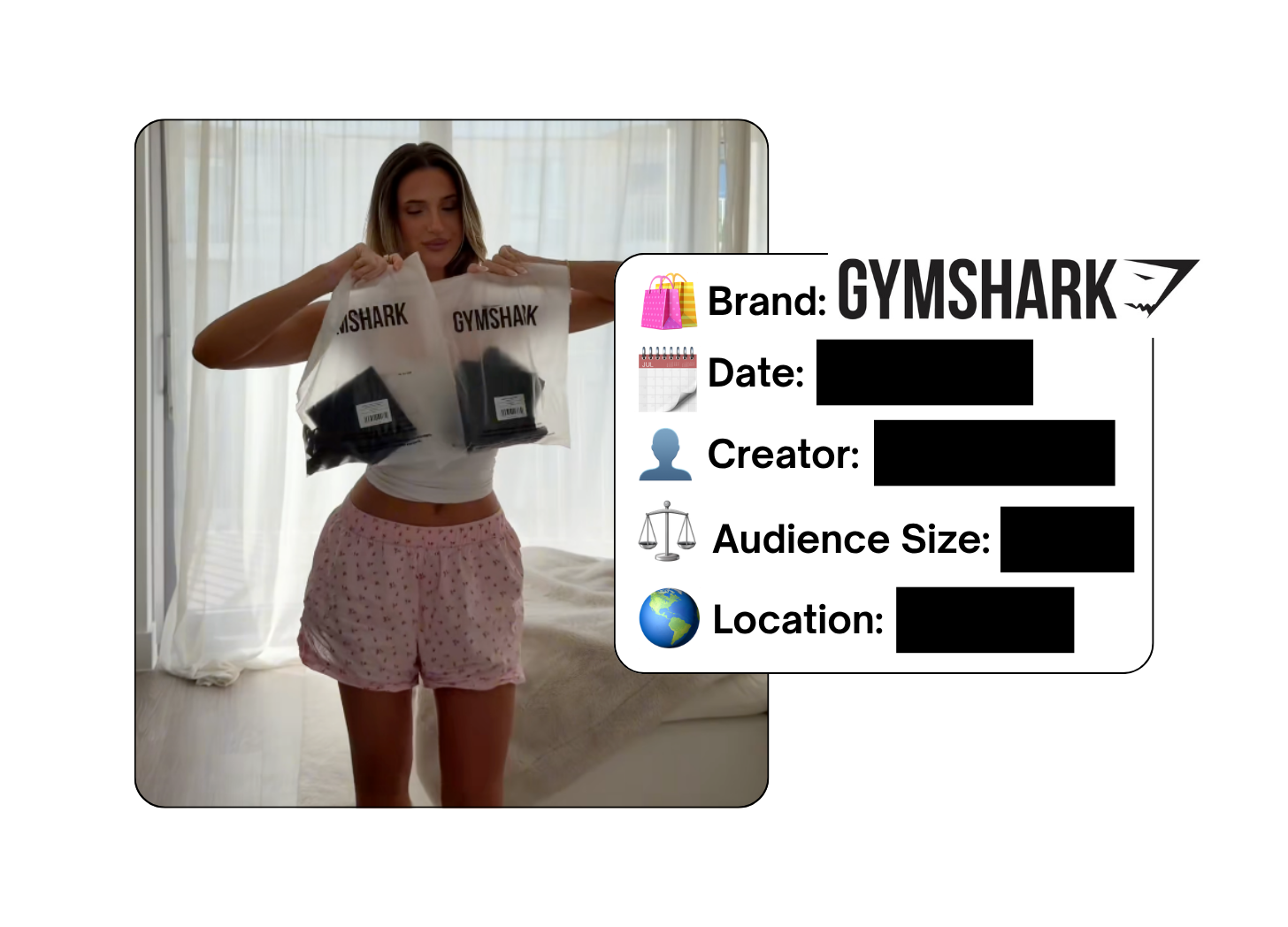 Spotted: Gymshark in a new paid collab