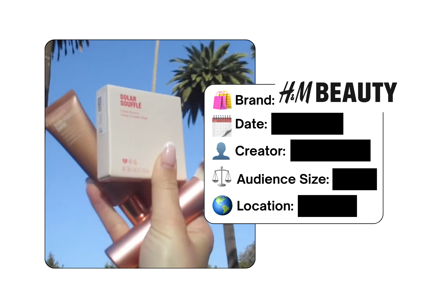 Spotted: H&M Beauty in a new paid collab