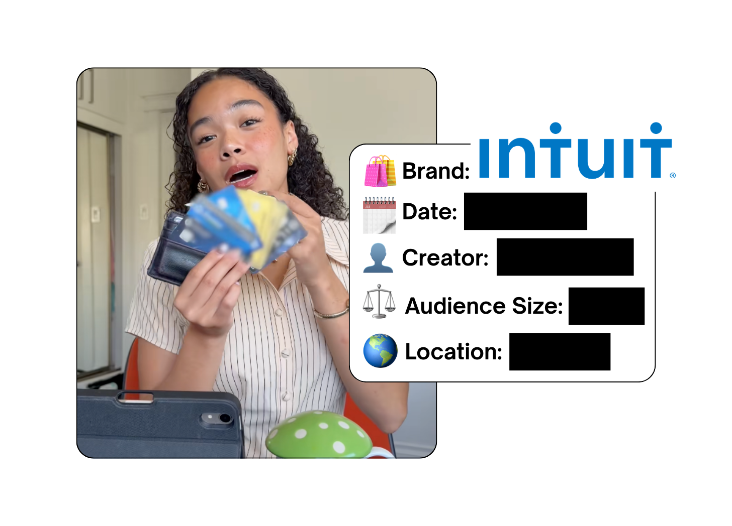 Spotted: Intuit in a new paid collab