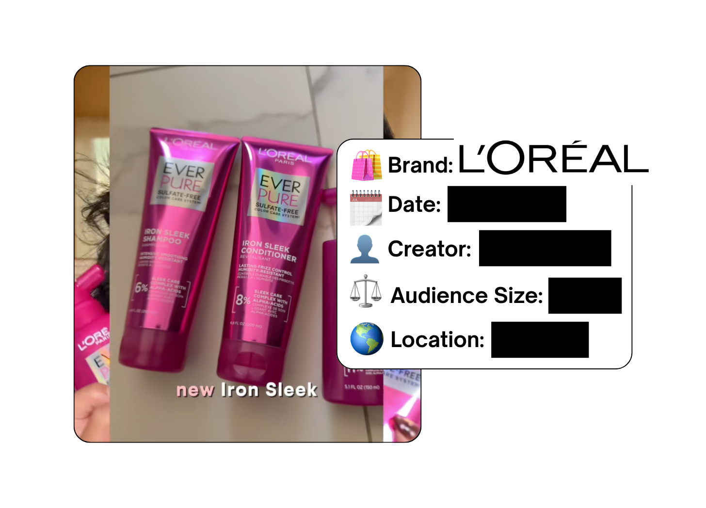 Spotted: L’Oreal in a new paid collab