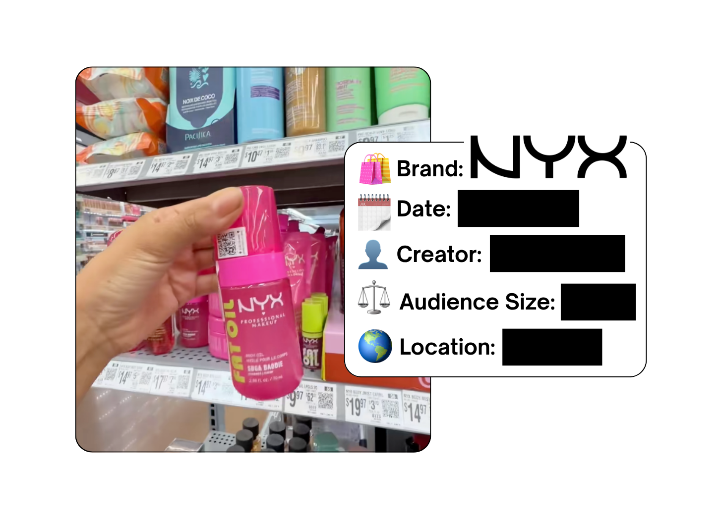 Spotted: NYX Cosmetics in a new paid collab