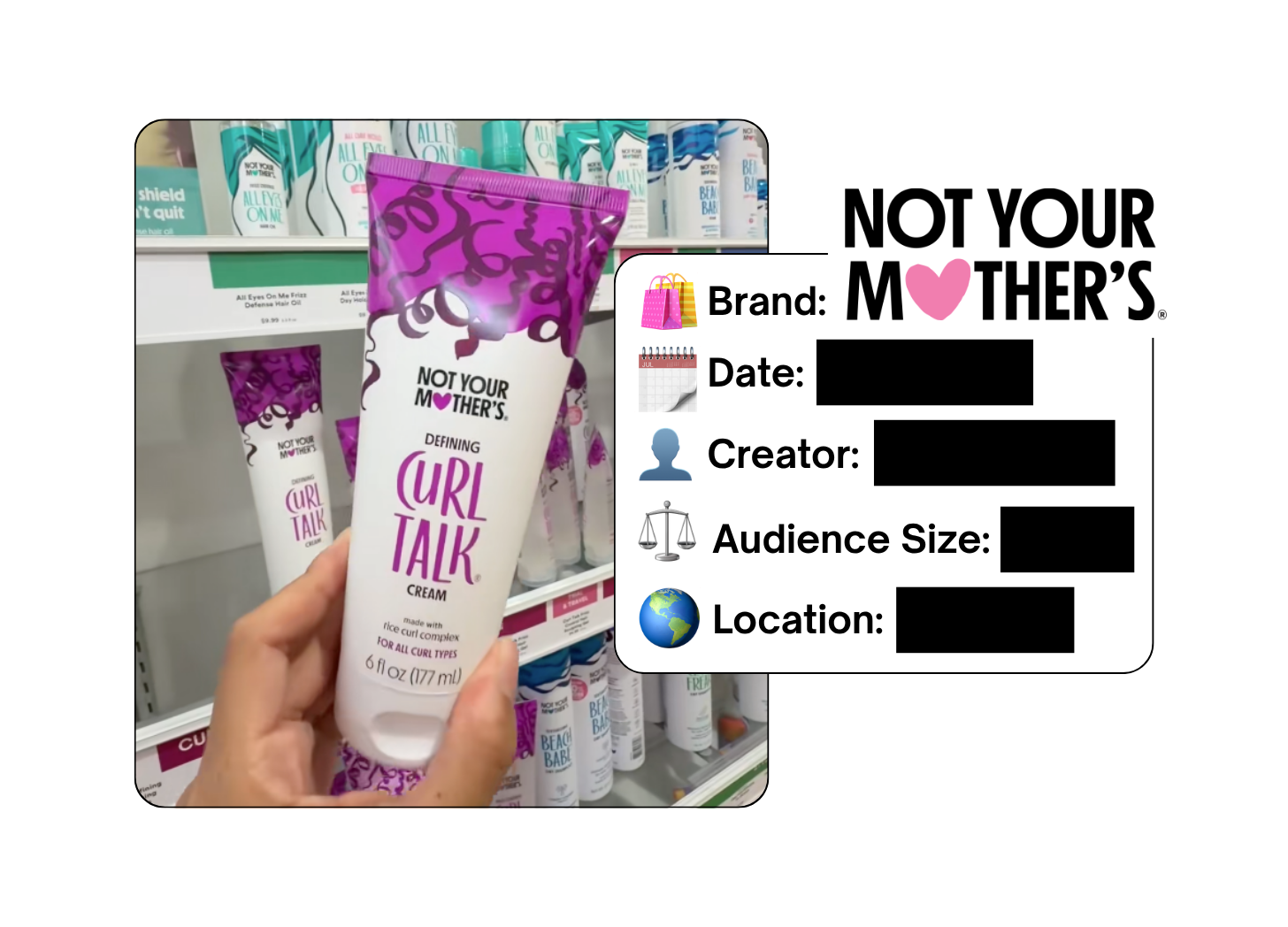 Spotted: Not Your Mother’s in a new paid collab