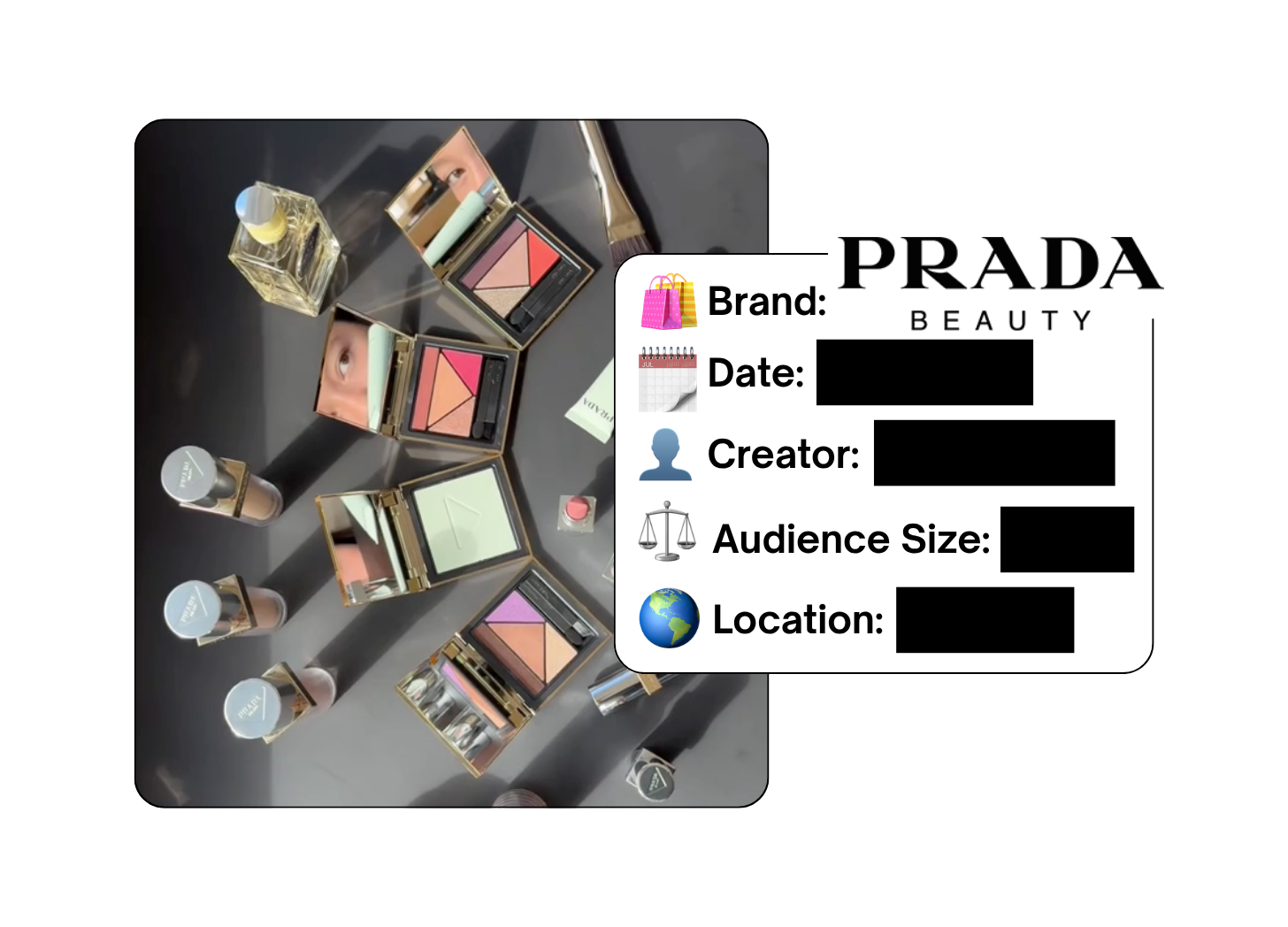 Spotted: Prada Beauty in a new paid collab