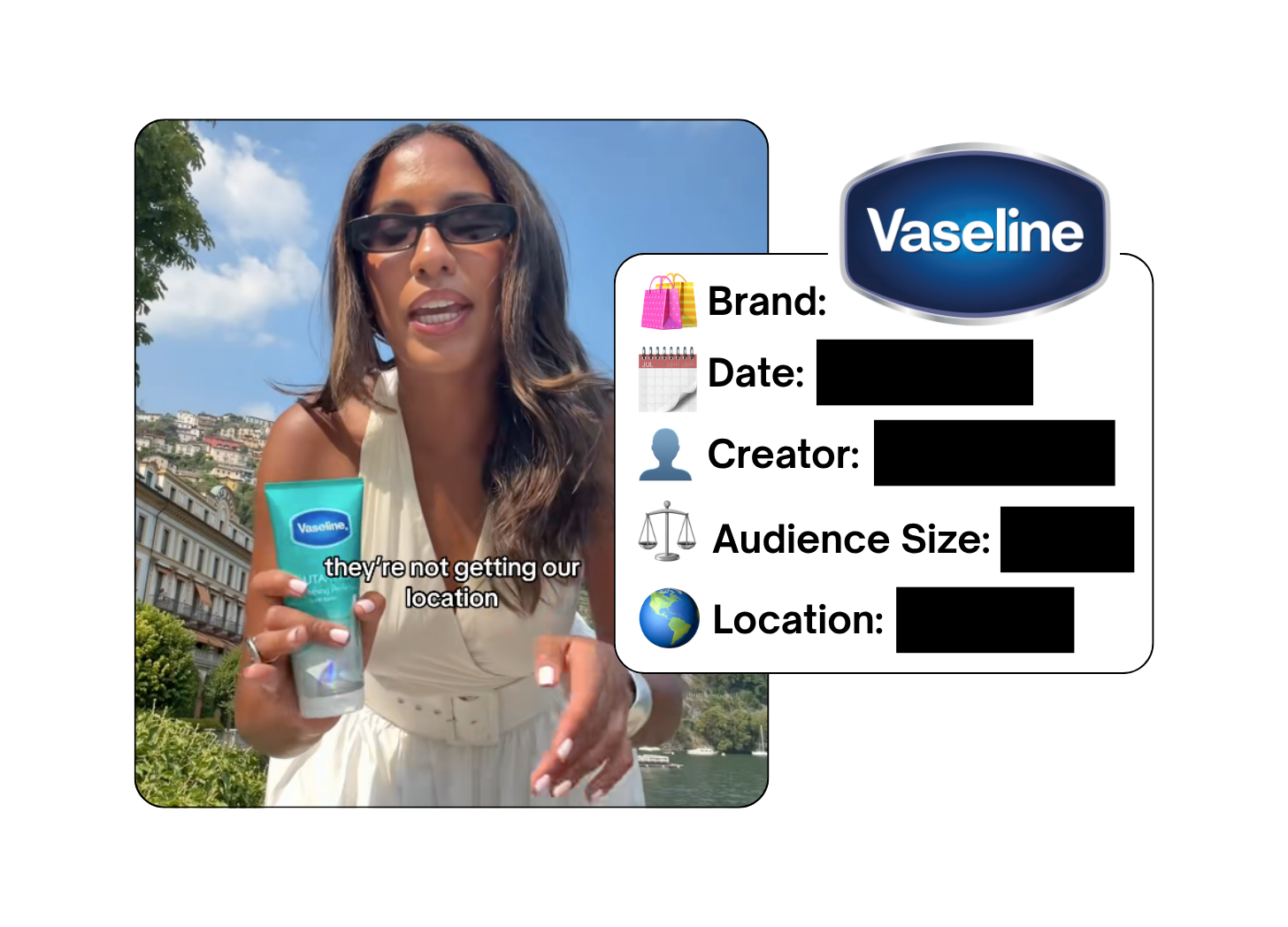 Spotted: Vaseline in a new paid collab