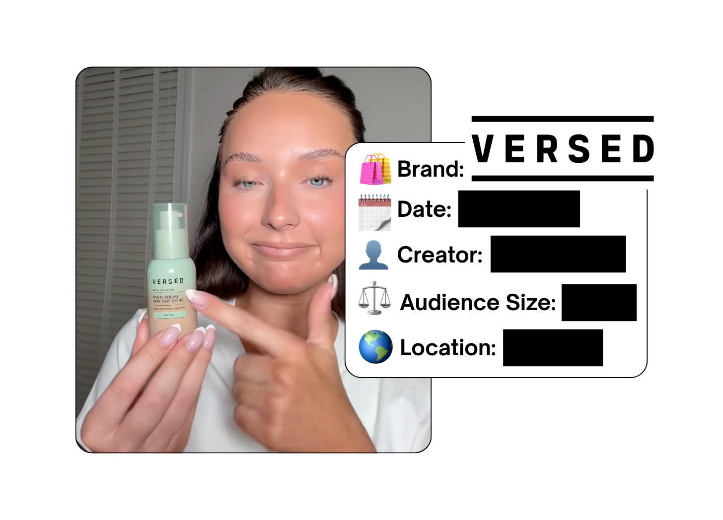 Spotted: Versed in a new paid collab