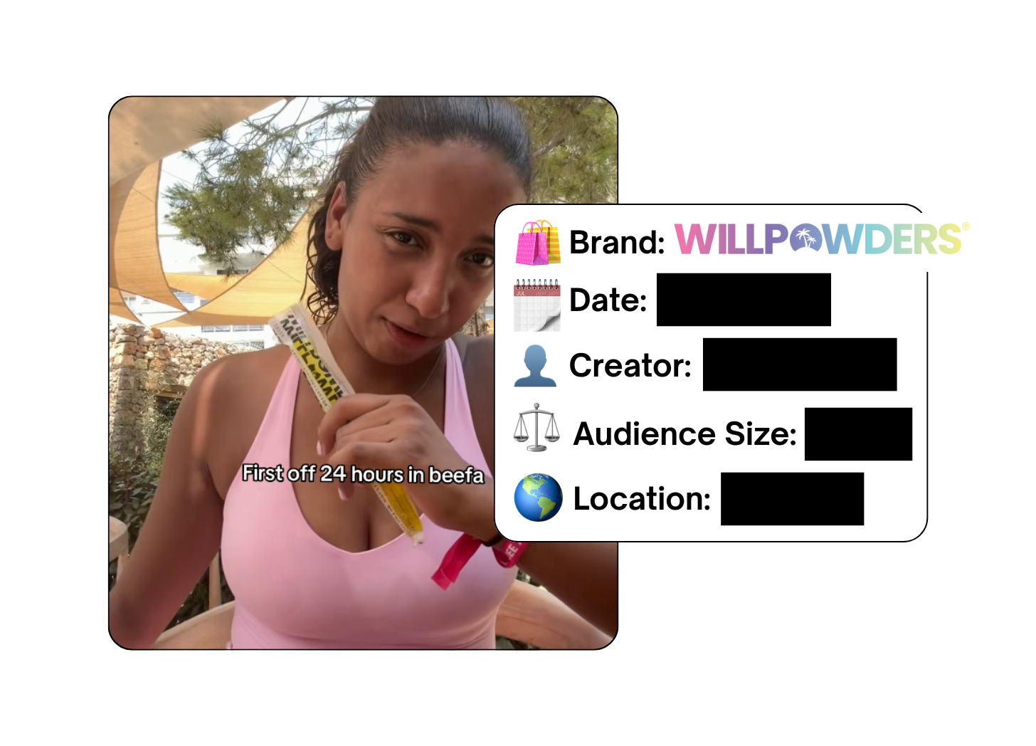 Spotted: WillPowders in a new paid colla