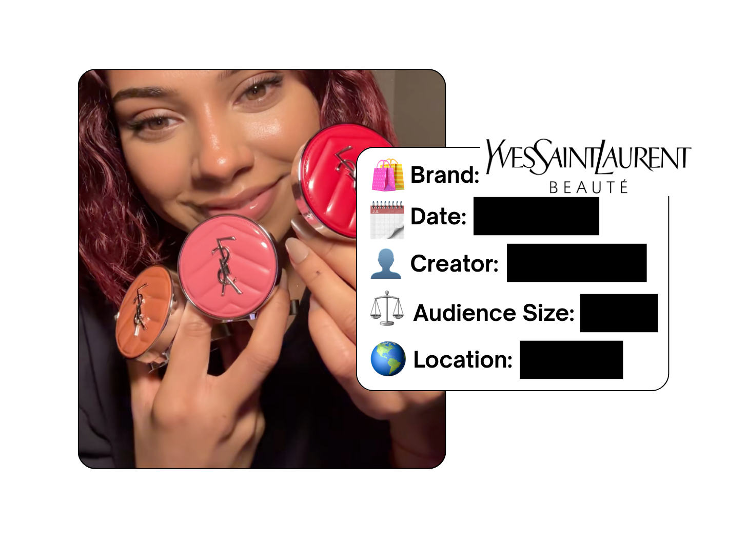 Spotted: YSL Beauty in a new paid collab