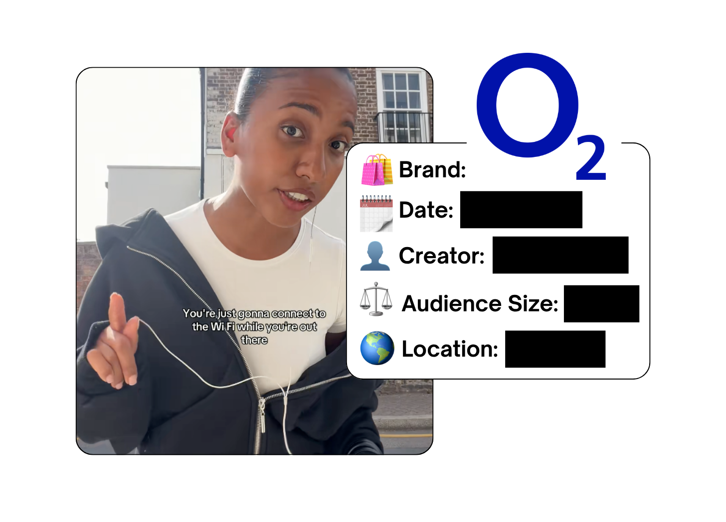 Spotted: O2 in a new paid collab
