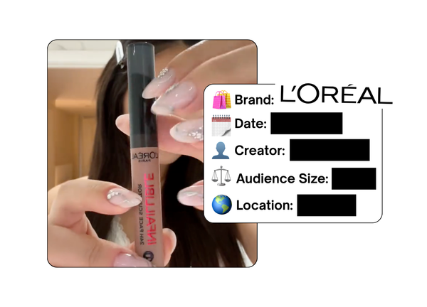 Spotted: L’Oreal in a new paid collab