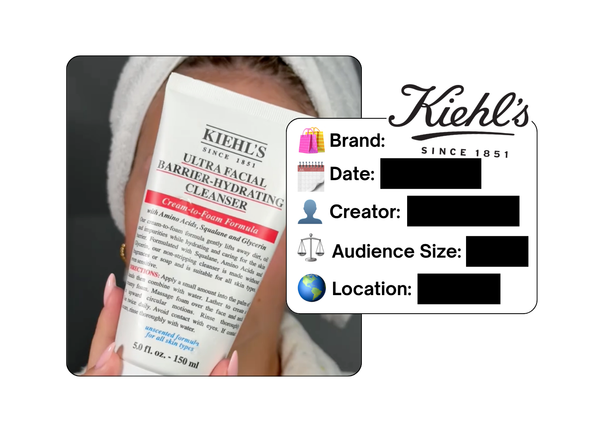 Spotted: Kiehl's in a new paid collab