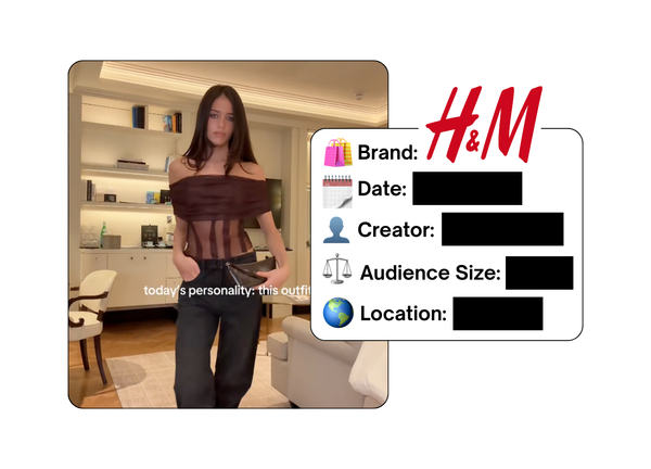 Spotted: H&M in a new paid collab