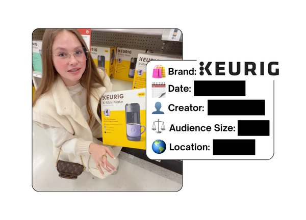 Spotted: Keurig in a new paid collab