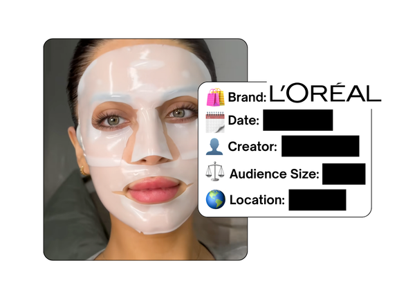 Spotted: L’Oreal in a new paid collab