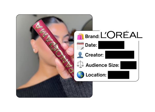 Spotted: L’Oreal in a new paid collab