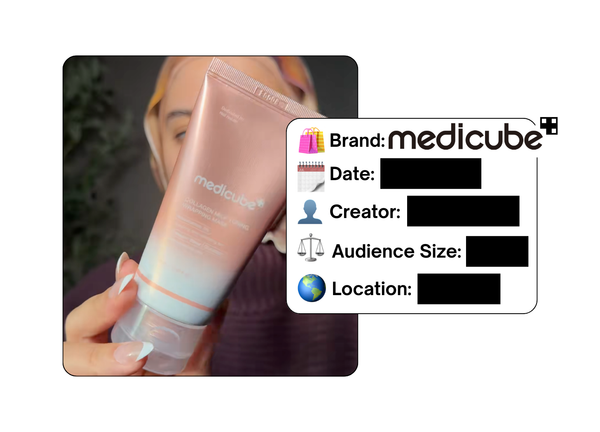 Spotted: Medicube in a new paid collab