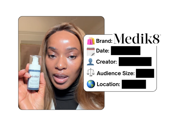 Spotted: Medik8 in a new paid collab