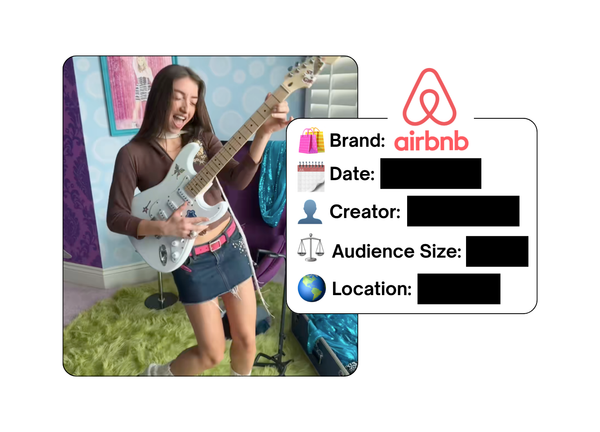 Spotted: Airbnb in a new paid collab