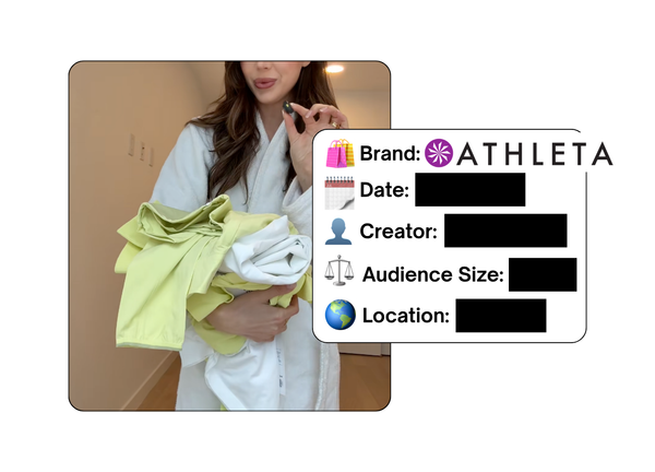 Spotted: ATHLETA in a new paid collab