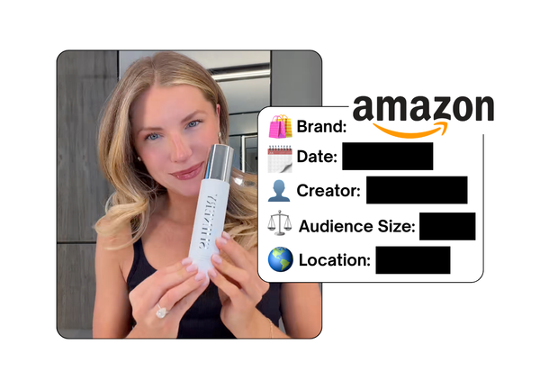Spotted: Amazon in a new paid collab