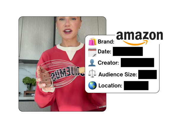 Spotted: Amazon in a new paid collab