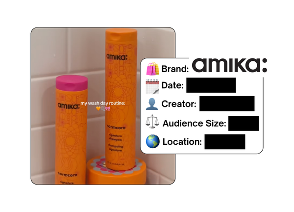 Spotted: Amika in a new paid collab