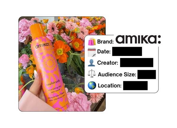 Spotted: Amika in a new paid collab