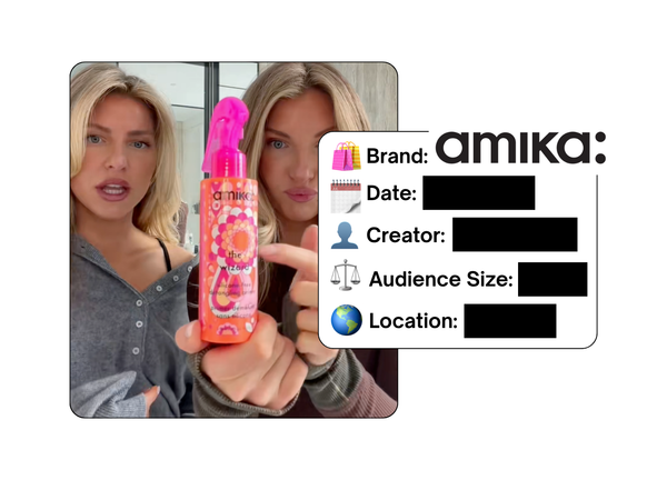 Spotted: Amika in a new paid collab