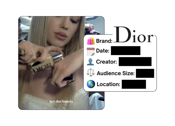 Spotted: Dior Beauty in a new paid collab