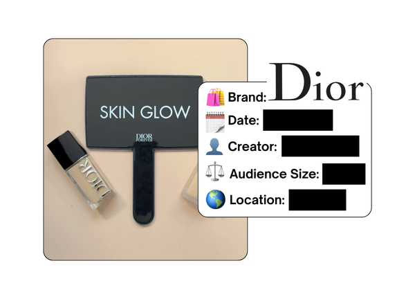 Spotted: Dior Beauty in a new paid collab