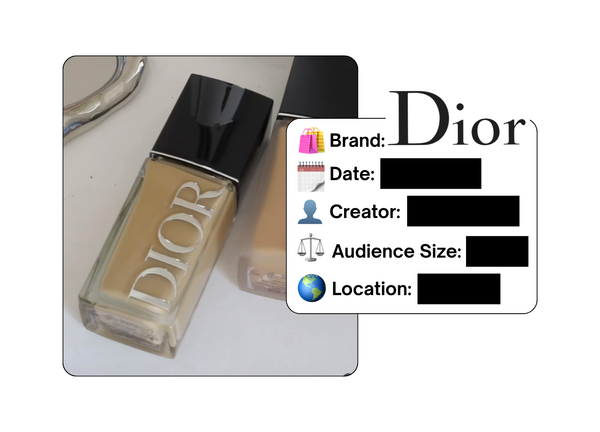 Spotted: Dior Beauty in a new paid collab