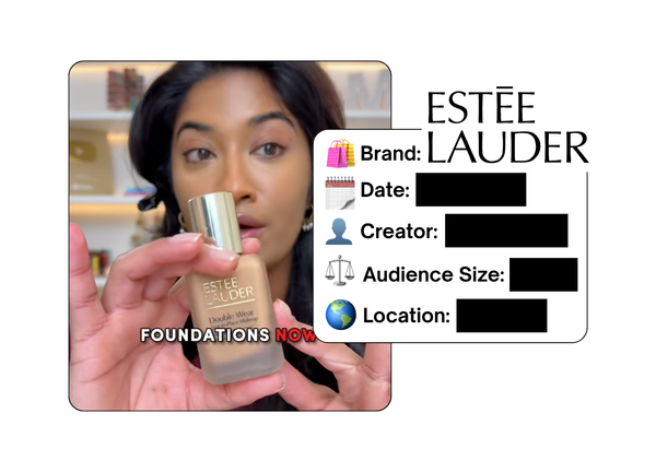 Spotted: Estée Lauder in a new paid collab