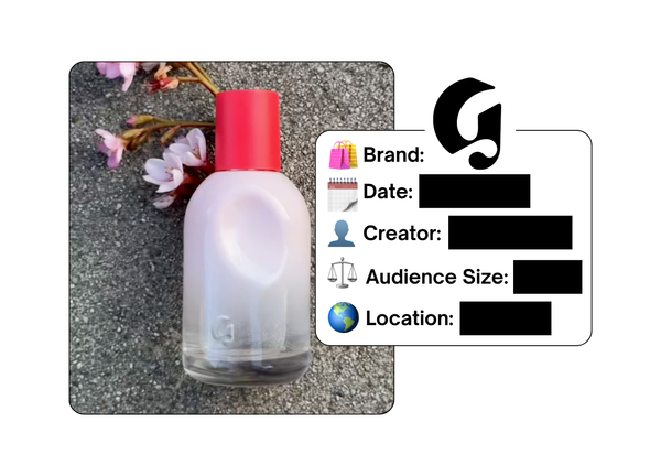 Spotted: Glossier in a new paid collab