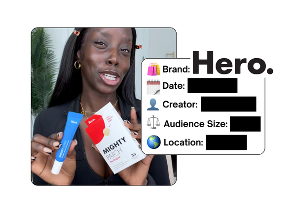 Spotted: Hero Cosmetics in a new paid collab
