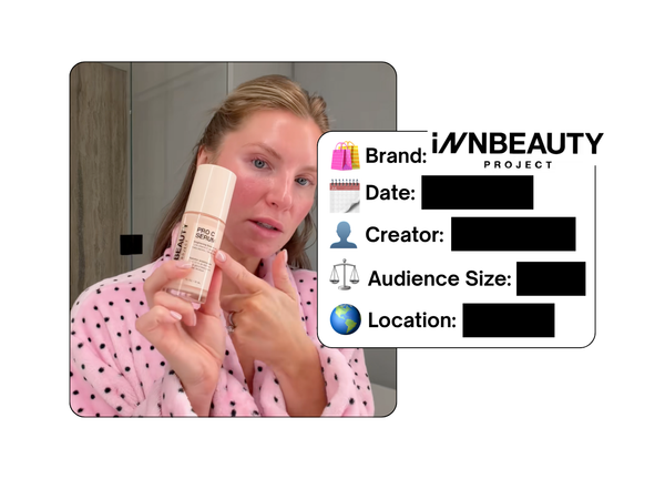 Spotted: INNBEAUTY PROJECT in a new paid collab