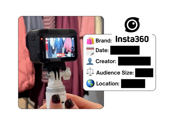 Spotted: Insta360 in a new paid collab