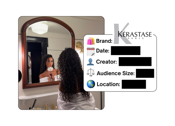 Spotted: Kerastase in a new paid collab