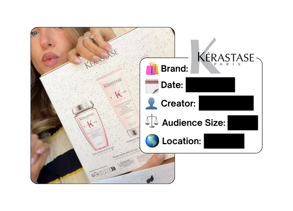 Spotted: Kerastase in a new paid collab