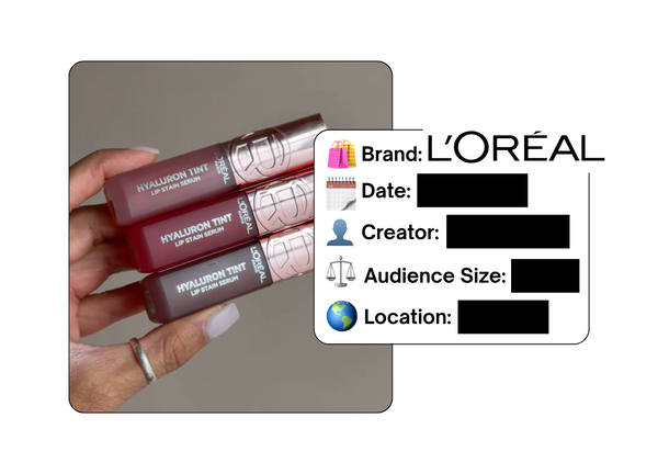 Spotted: L’Oreal in a new paid collab