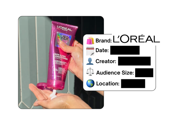 Spotted: L’Oreal in a new paid collab