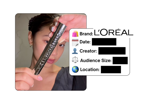 Spotted: L’Oreal in a new paid collab