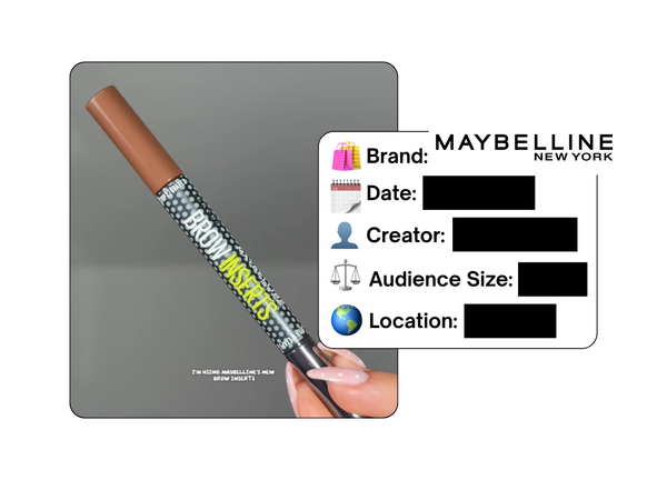 Spotted: Maybelline in a new paid collab