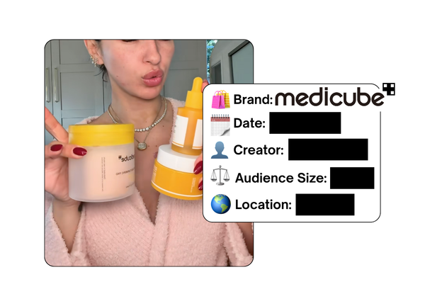 Spotted: Medicube in a new paid collab