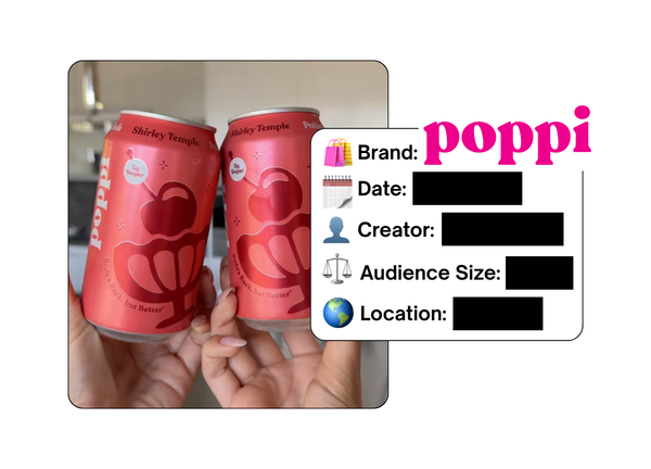 Spotted: Poppi in a new paid collab