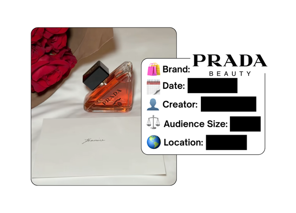 Spotted: Prada Beauty in a new paid collab