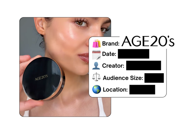 Spotted: AGE20'S in a new paid collab